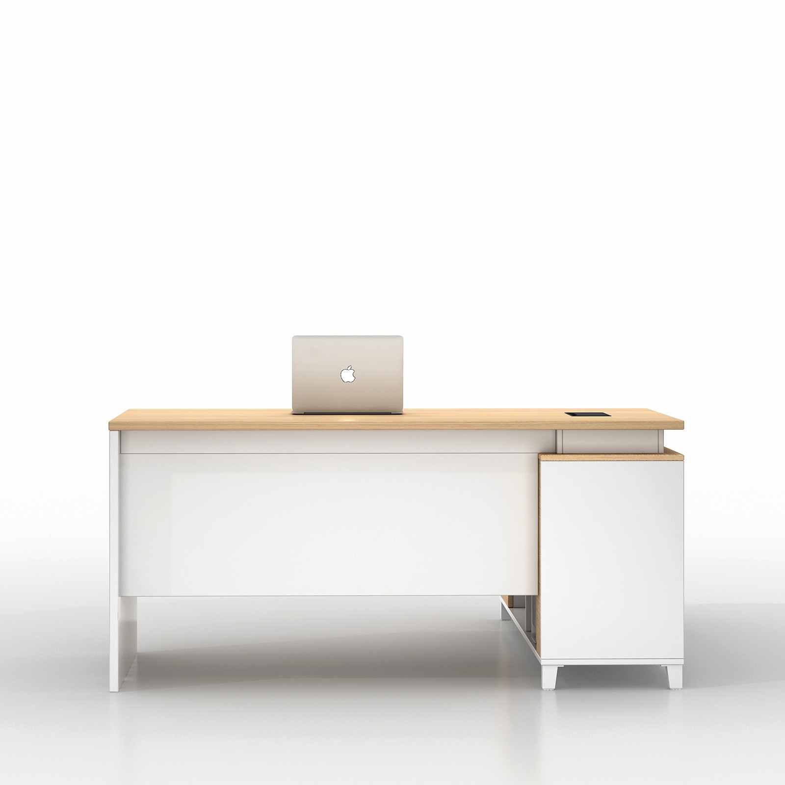 Biurko narożne Angel Loft Work Light 160 cm – zdjęcie 1