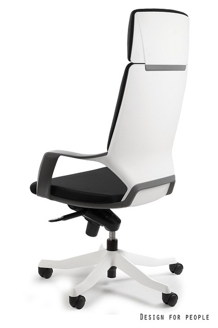 Fotel biurowy Apollo BL418 czarny/biały – zdjęcie produktu