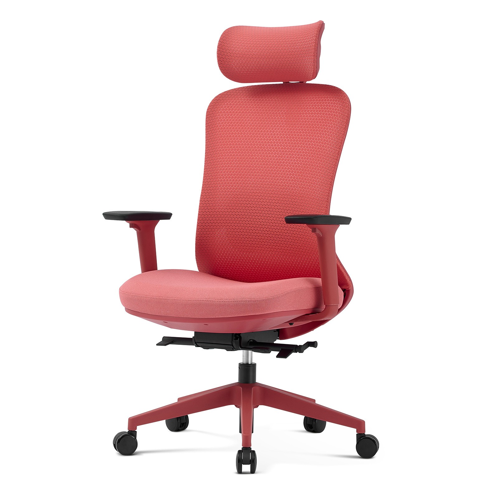 Czerwony fotel biurowy ANGEL fizjO red