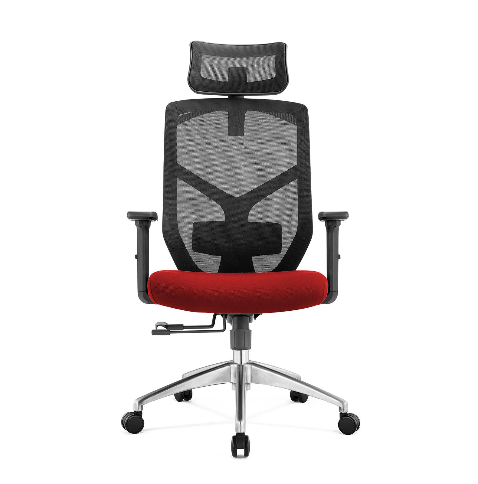 Fotel biurowy ergonomiczny Rosa czerwony ANGEL – zdjęcie 2